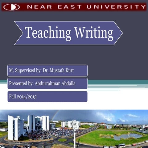 Teaching writing عبدالرحمن نصير عبدالله