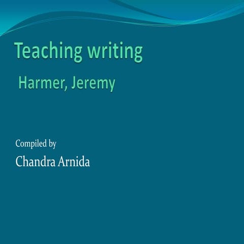 Teaching writing pp