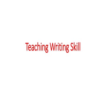 Teaching Writing Skill.pptx