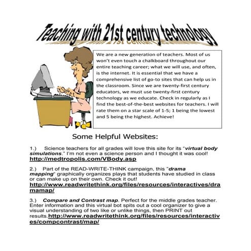 Teaching your peers lesson