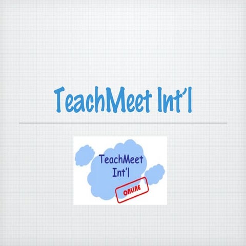 Teachmeet anamariacult