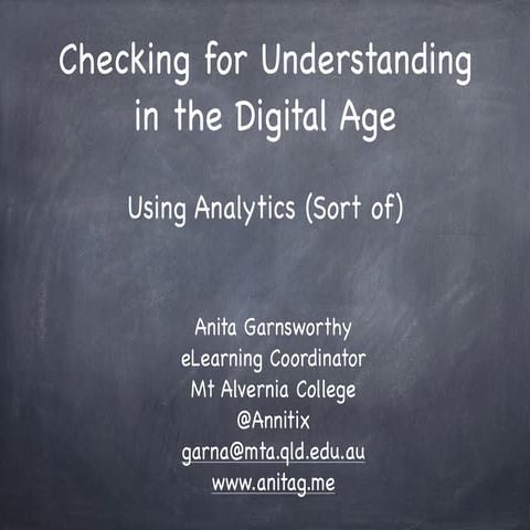 Checking for Understanding in the Digital Age