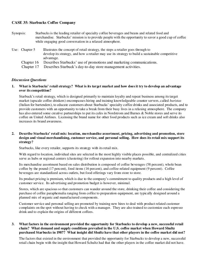 Teach Retail Case Note Example