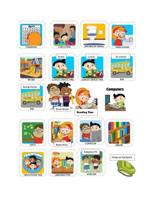 Teachtown for boardmaker | DOCX | Homework and Study | Education