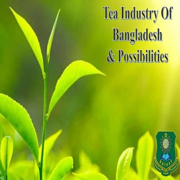 Bangladesh Tea Industry | PPTX