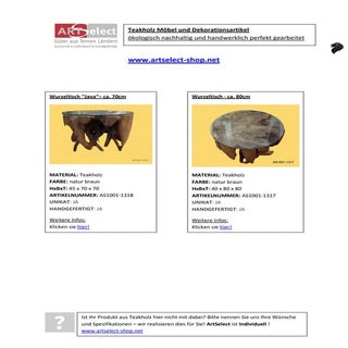 Teakholz möbel 2014 ii