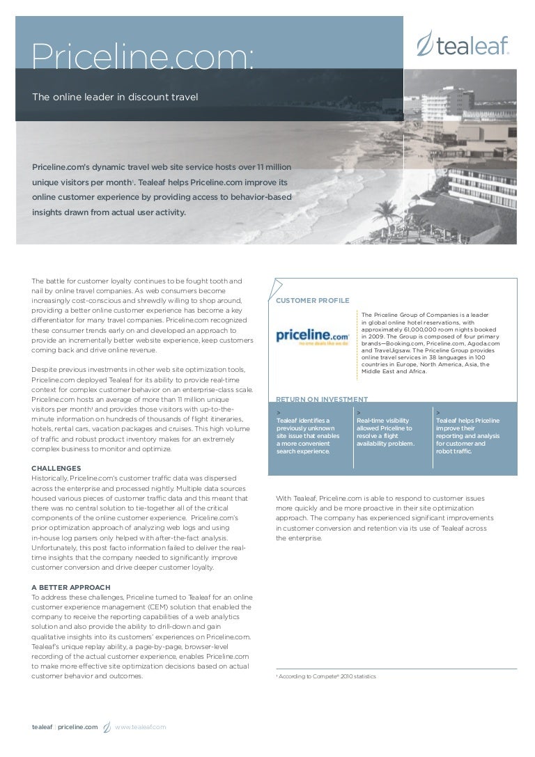 Priceline.com case study questions and answers picture