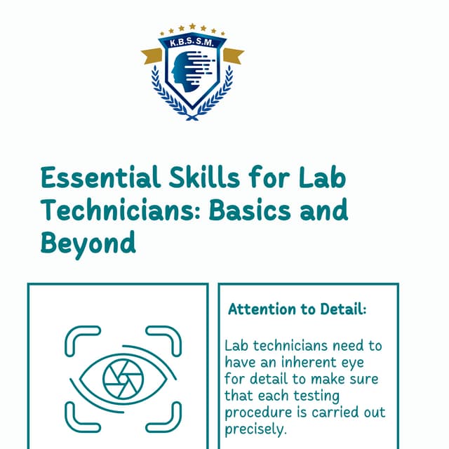Essential Skills for Lab Technicians: Basics and Beyond | PDF