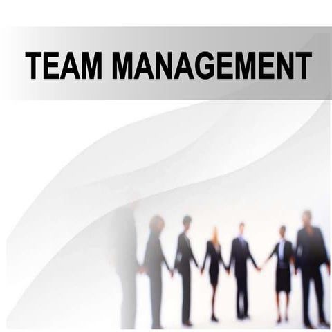 Team Management PPT