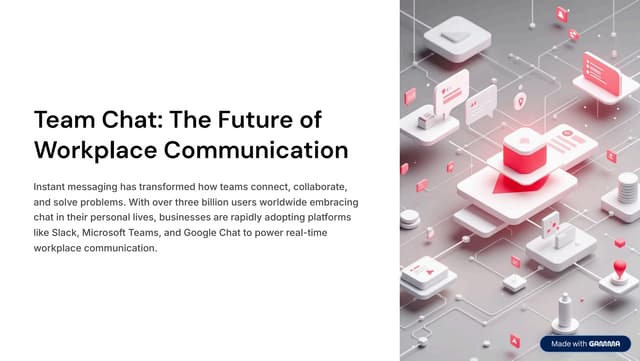 Team Chat - The Future of Workplace Communication