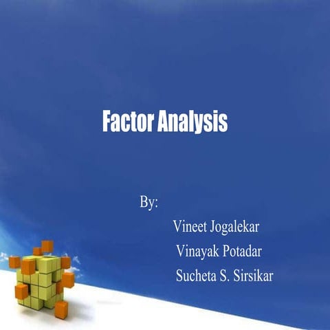 factor analysis