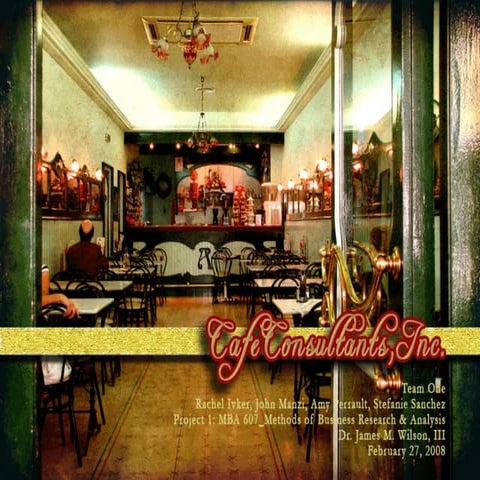 RESEARCH : Coffee Houses