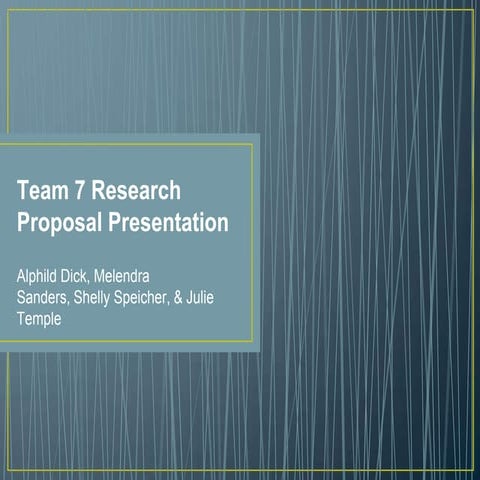 Research Proposal