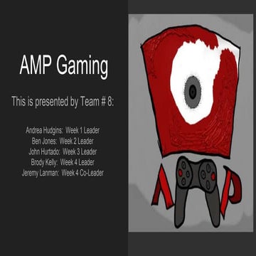Team Leadership Project-AMP Gaming