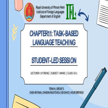 Comprehensive Guide to Task-Based Language Teaching (TBLT) for English ...