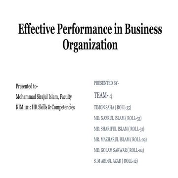 Team alpha effective performance in business organization (1) (1)