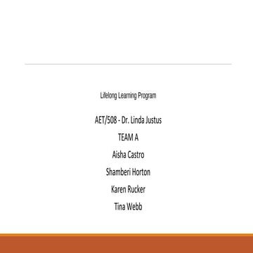 Lifelong learning | PPTX