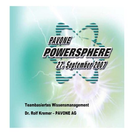 Teambasiertes Wissensmanagement