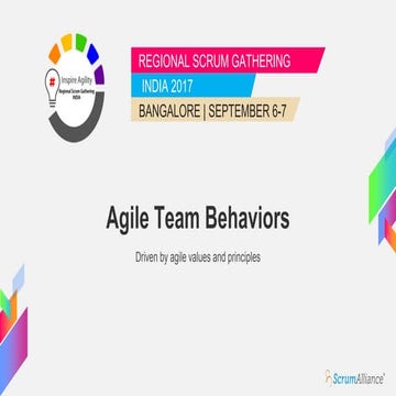 Driving Agile Behaviors in Teams - Pooja Wandile