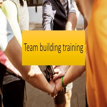 Team building training