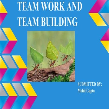 Team build And Team Work