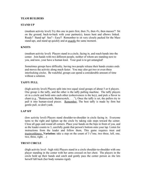 Observation exercise | DOC