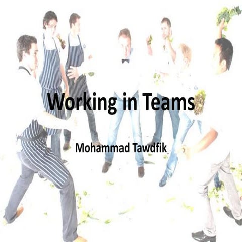 Working in Teams