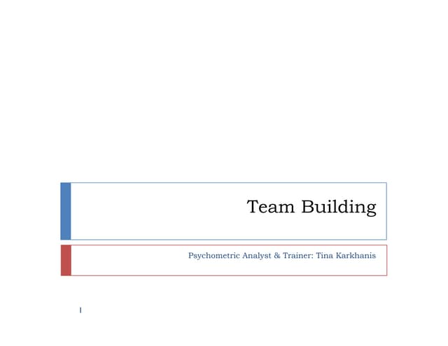 Team building  