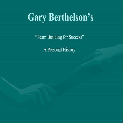 Team Building For Success 070112