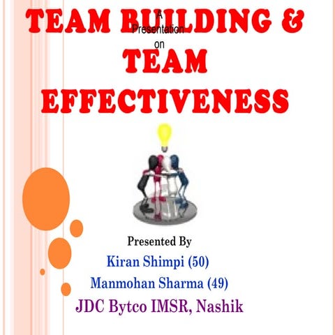 Team building ppt