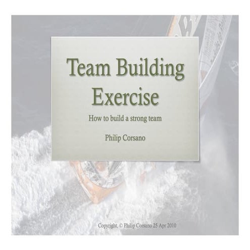 Team Building Presentation