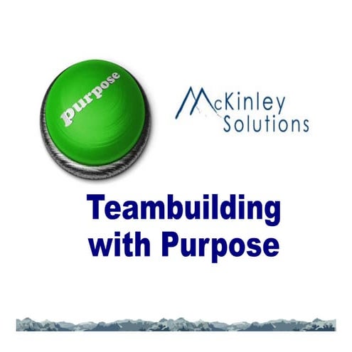Team building with purpose HRPA 2015
