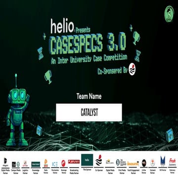 Team Catalyst | CaseSpecs 3.0 | Level 1 Submission | PDF