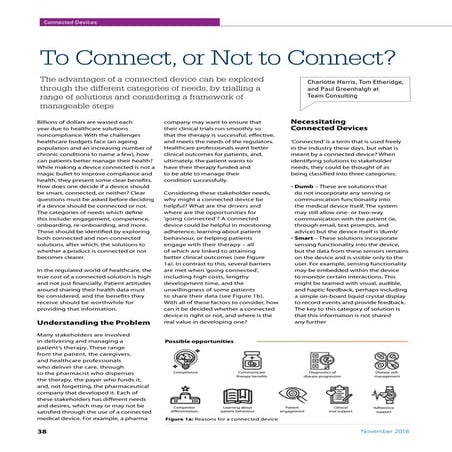 To connect, or not to connect?