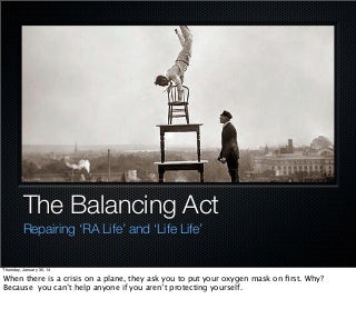 Work Life Balance Activities