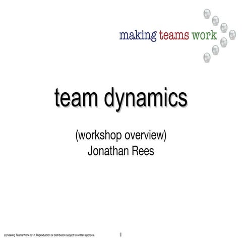 Team dynamics overview