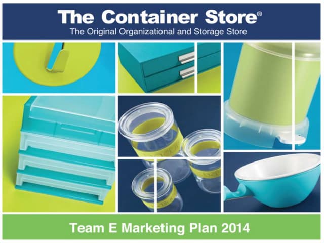 Container Store Marketing Project