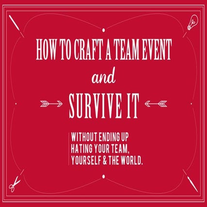 How to organize a community event