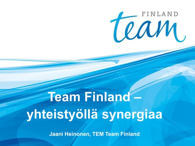 Team finland jaani heinonen 27082014
