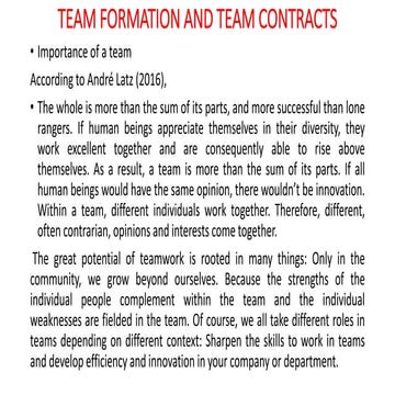 TEAM FORMATION AND TEAM CONTRACTS.ppt