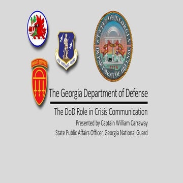 Team Ga. Summit: Crisis Communication | PPTX