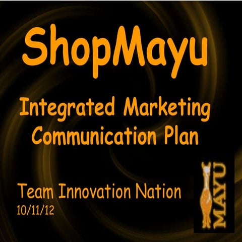 Integrated Marketing Communication Plan