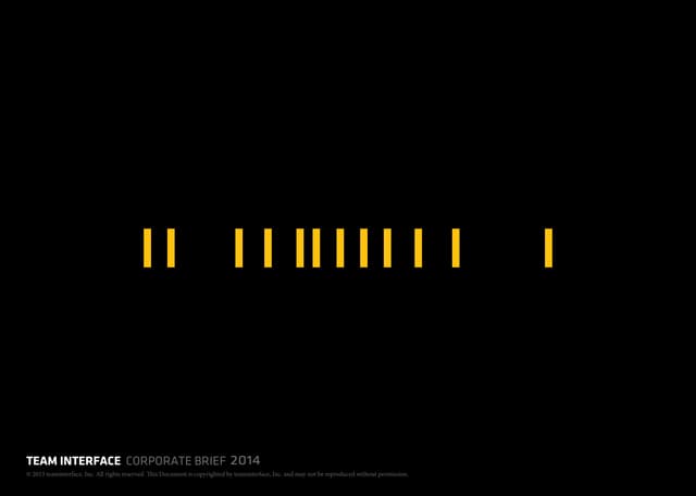 Teaminterface company profile 2014(...