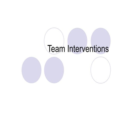 Team interventions 348