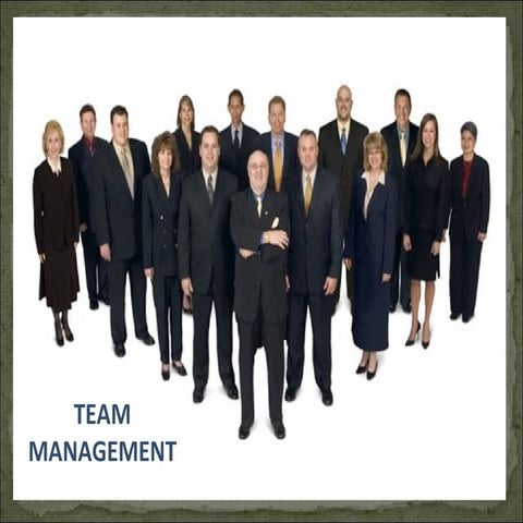 Team management