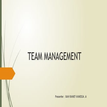 Teamwork and Team Building | PPTX