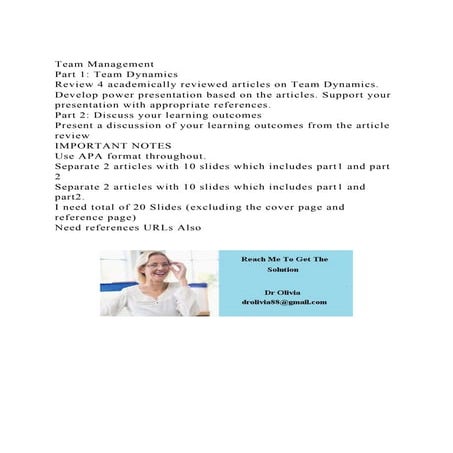 Team ManagementPart 1 Team DynamicsReview 4 academically revi.docx