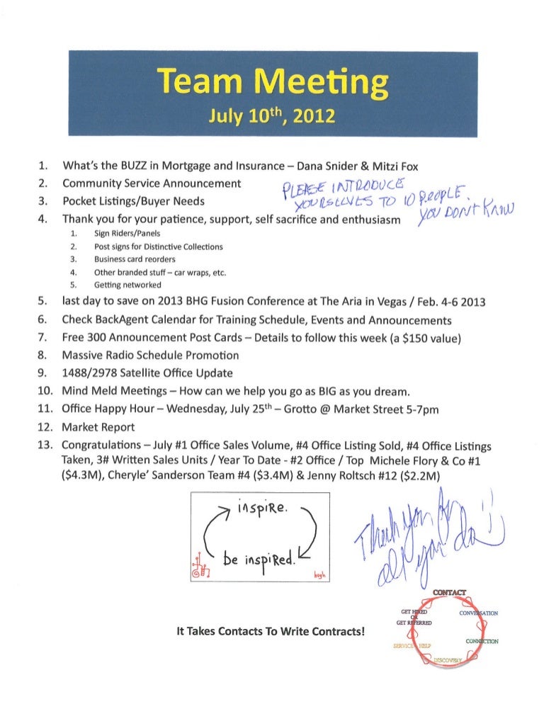 team meeting agenda notes better homes and gardens real team meeting agenda templates