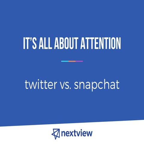 Consumer Behavior on Twitter vs. Snapchat: Why 1 Rises as the Other Scuffles