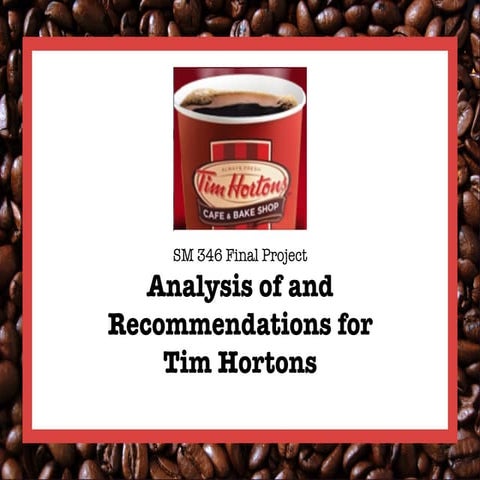 Team Omega: Tim Hortons